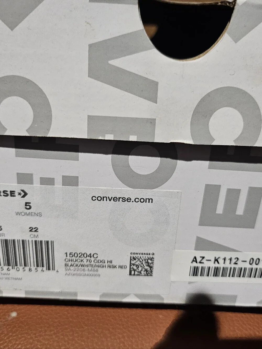 Converse Black and White High-Top Kids Sneakers